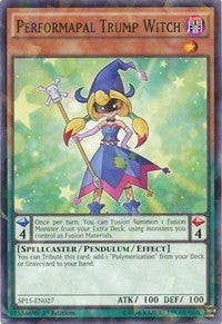 Performapal Trump Witch (Shatterfoil) (15027) (SP15) - YuGiOh Single