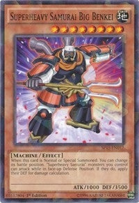 Superheavy Samurai Big Benkei (Shatterfoil) (15017) (SP15) - YuGiOh Single