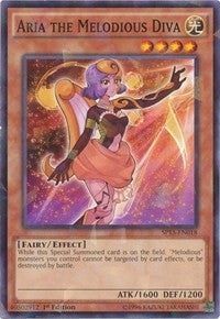Aria the Melodious Diva (Shatterfoil) (15018) (SP15) - YuGiOh Single