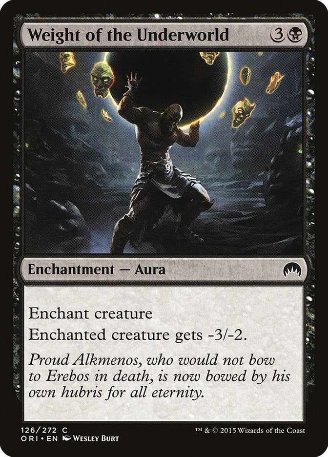 Weight of the Underworld (126) [ORI] - MTG Single
