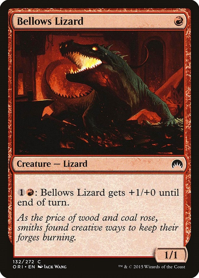 Bellows Lizard (132) [ORI] - MTG Single