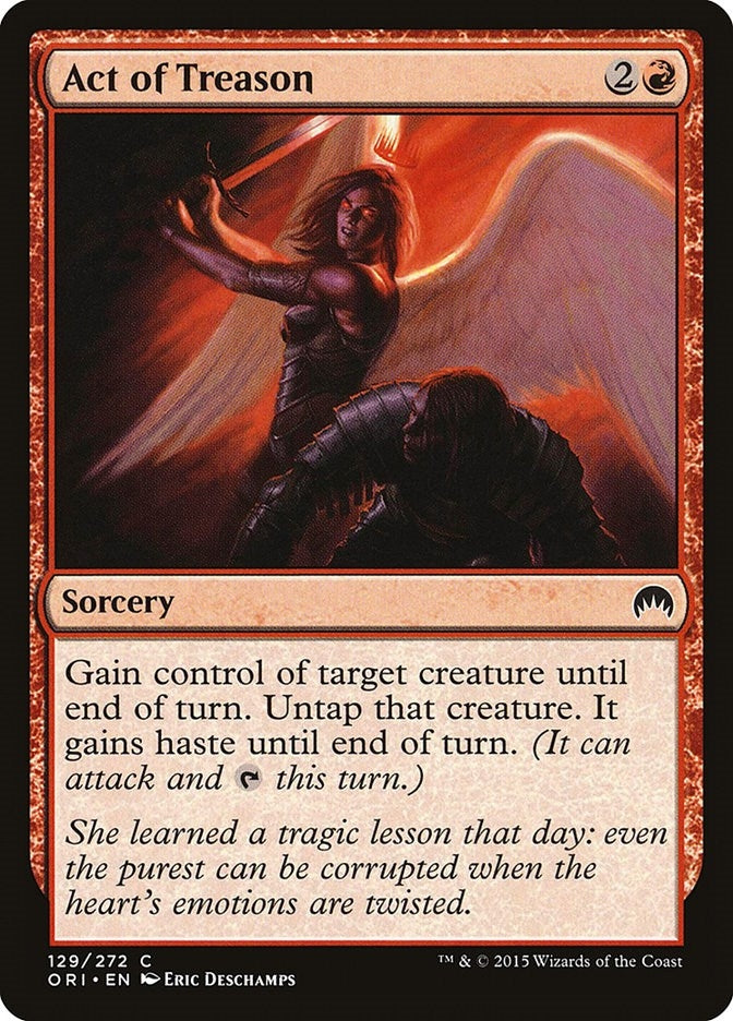 Act of Treason (129) [ORI] - MTG Single