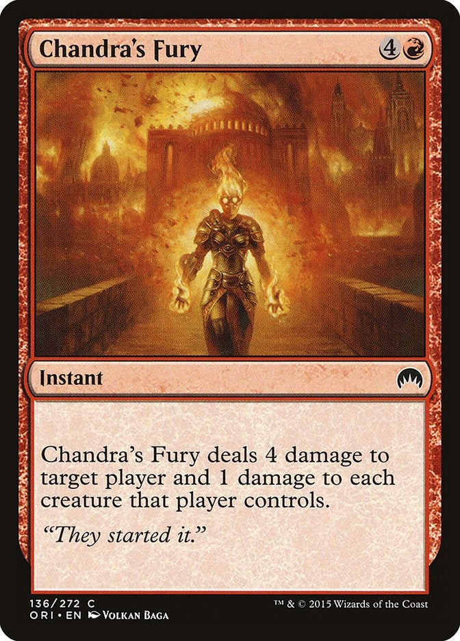 Chandra’s Fury (136) [ORI] - MTG Single