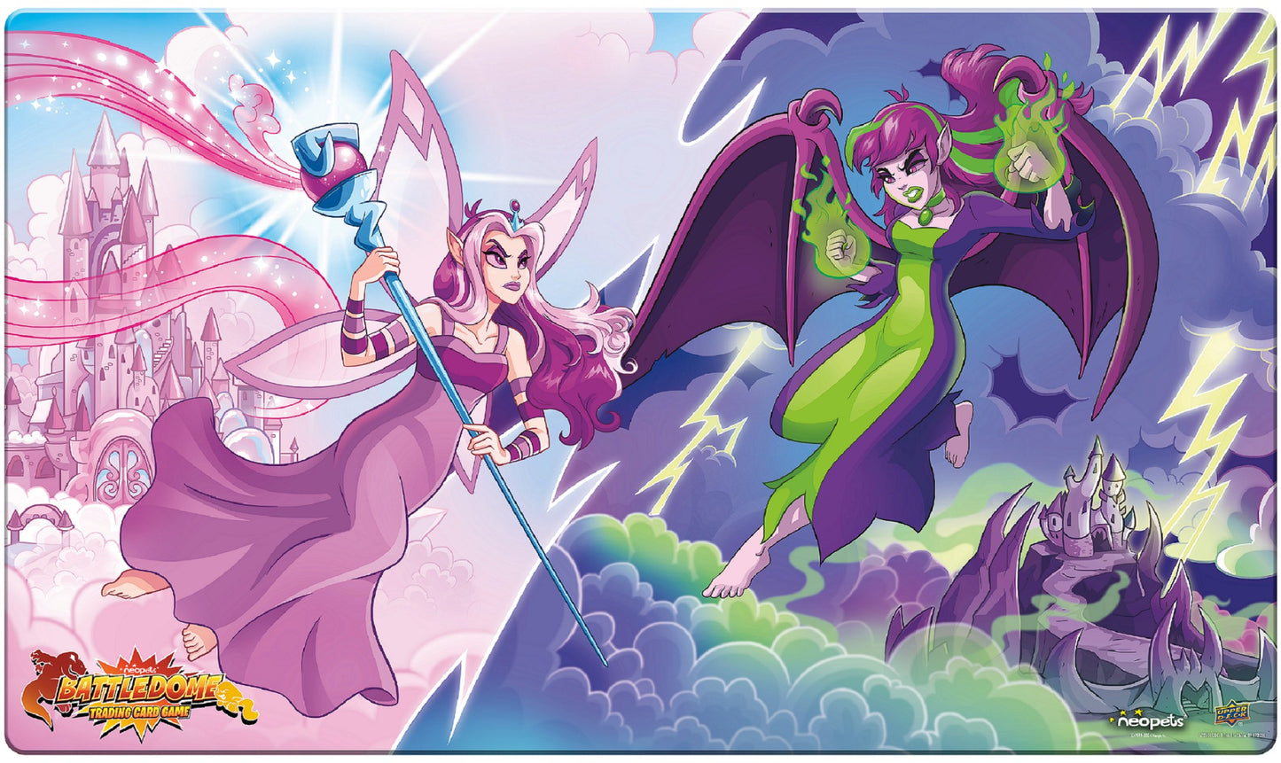 Neopets Battledome TCG: Playmat - Fyora vs. Jhudora